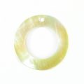 Mop "O" Ring 20mm Plain Shell Pendants