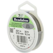 wholesale Beadalon 7 30' sp .53mm Bright