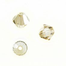 Swarovski Beads Bicone Crystal Golden Shadow 5301