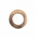 Copper finish metals O ring 25mm plain wholesale