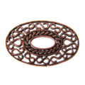 copper finish oval 32x20mm center hole wholesale