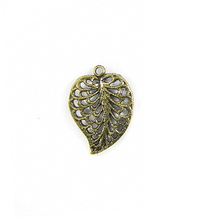 brass finish metal leaf 20mm wholesale