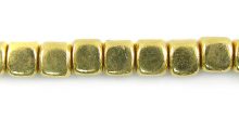 LS-5x5mm dice brass wholesale beads