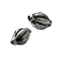 metal beads silver finish wholesale