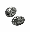 metal beads silver finish 13x21mm wholesale
