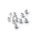 Sterling Silver Round Stardust Beads wholesale