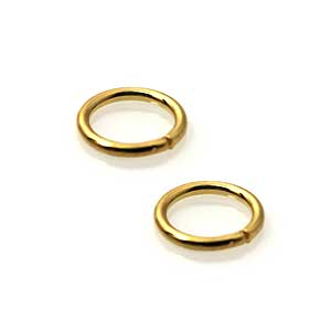 Wholesale Jump Rings Gold 8mm
