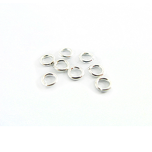 wholesale Jump Rings Silver 4mm