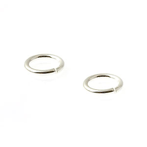 Sterling Silver Jump Ring 5mm, Open Ring