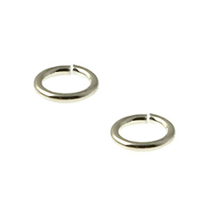 Sterling Silver Jump Ring 6mm, Open Ring