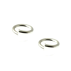 Sterling Silver Jump Ring 4.6mm, Open Ring
