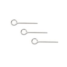 wholesale Base Metal eye pin silver