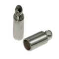 wholesale 2.7mm silver cord ends