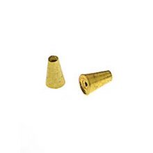 wholesale Cone goldplated memory wire endcap 6.5mm