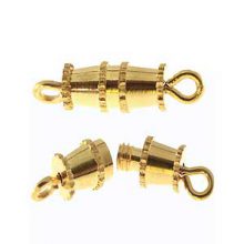 wholesale Barrel Clasps Gold Small