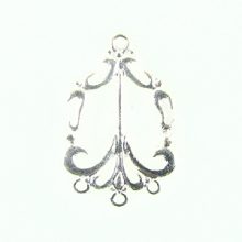 Chandelier earring silver finish wholesale