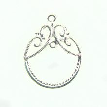 Chandelier earring silver finish wholesale