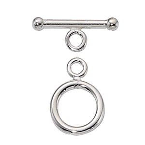 Silver Filled Toggle Clasp 12mm round wholesale