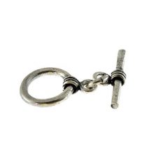 Bali Sterling Silver Toggle Clasps 17mm wholesale
