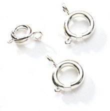 wholesale Spring Ring Silver Medium 7mm