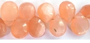 Pink moon pear cut briolette wholesale gemstones