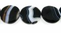 Blackline agate flatround 20x5mm thick wholesale gemstones