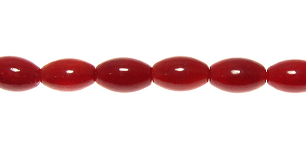 bamboo coral (red) rice beads wholesale gemstones