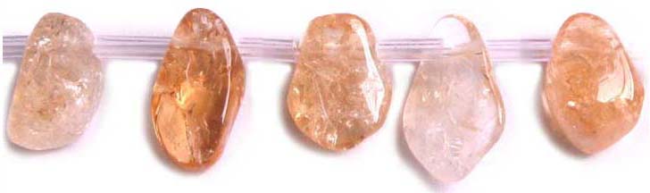 Cracked crystal tumble drop wholesale gemstones