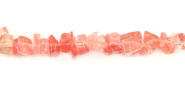 Syn. Cherry quartz stone chip beads 5mm wholesale gemstones