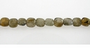 Labradorite flat square 6x6mm wholesale gemstones
