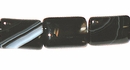Black line agate rectangular wholesale gemstones