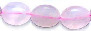 Rose quartz flat oval wholesale gemstones