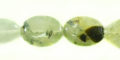 Green Prehnite flat oval wholesale gemstones