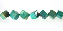 green turquoise cube/x hole wholesale gemstones