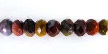 mookaite faceted rondelle 6x4 wholesale gemstones
