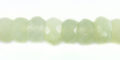 New Jade button faceted 5x8mm wholesale gemstones