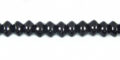 Black Agate roundelle beads wholesale gemstones