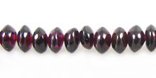 Garnet saucer beads 5x3mm wholesale gemstones