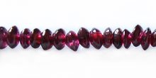 Garnet saucer beads 4mm wholesale gemstones