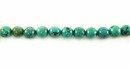 Stab. Turquoise beads 10mm 40pcs/str wholesale