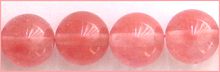 Syn. Cherry Quartz round beads 10mm wholesale gemstones