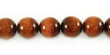 Red goldstone round beads 10mm wholesale gemstones