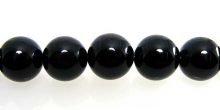 Black agate round beads 10mm wholesale gemstones