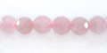 rose quartz round beads faceted 8-9mm wholesale gemstones