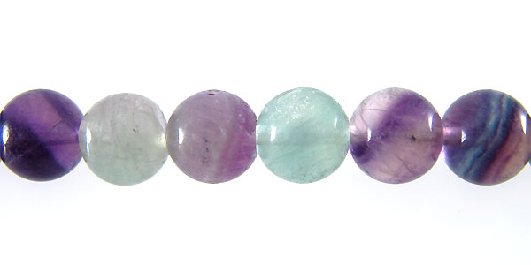 Fluorite 8mm round beads wholesale gemstones