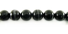 Blackline Agate Round Beads 8mm 50pcs/st wholesale gemstones