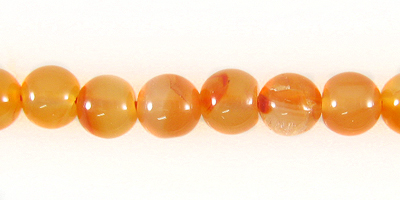 Orange Carnelian bead 6mm wholesale gemstones