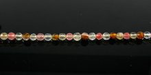 Tiger glass round beads faceted 4-4.5mm wholesale gemstones