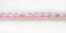 rose quartz round beads faceted 4-4.5mm wholesale gemstones