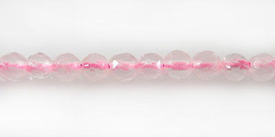 rose quartz round beads faceted 4-4.5mm wholesale gemstones